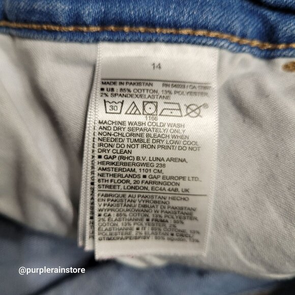 Old Navy Jeans 14 Rockstar Hi Rise Super Skinny Tummy Control Medium Light Wash - Picture 5 of 11